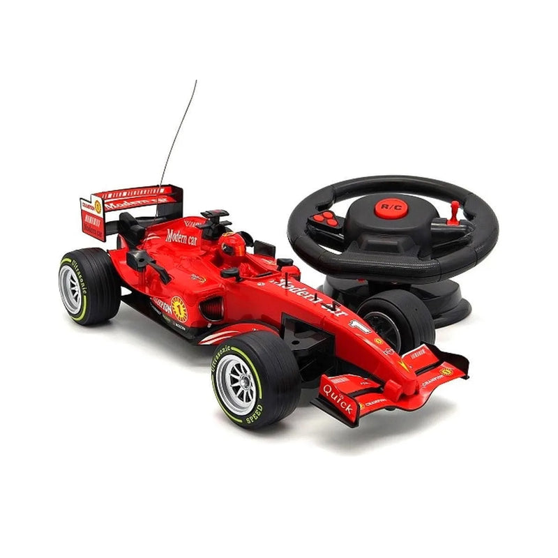 Carro De Controle Remoto F1 Ferrari De Luz Som Do Motor Recarregável