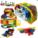 Blocos De Montar Family Blocks Educativo 400 Peças