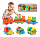 Brinquedo Trenzinho Carrinho Educativo Presente Bebe 1 Ano