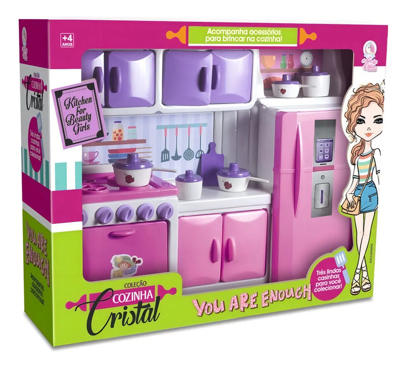 Cozinha Infantil Brinquedo Kit Criança Completa Fogão Menina