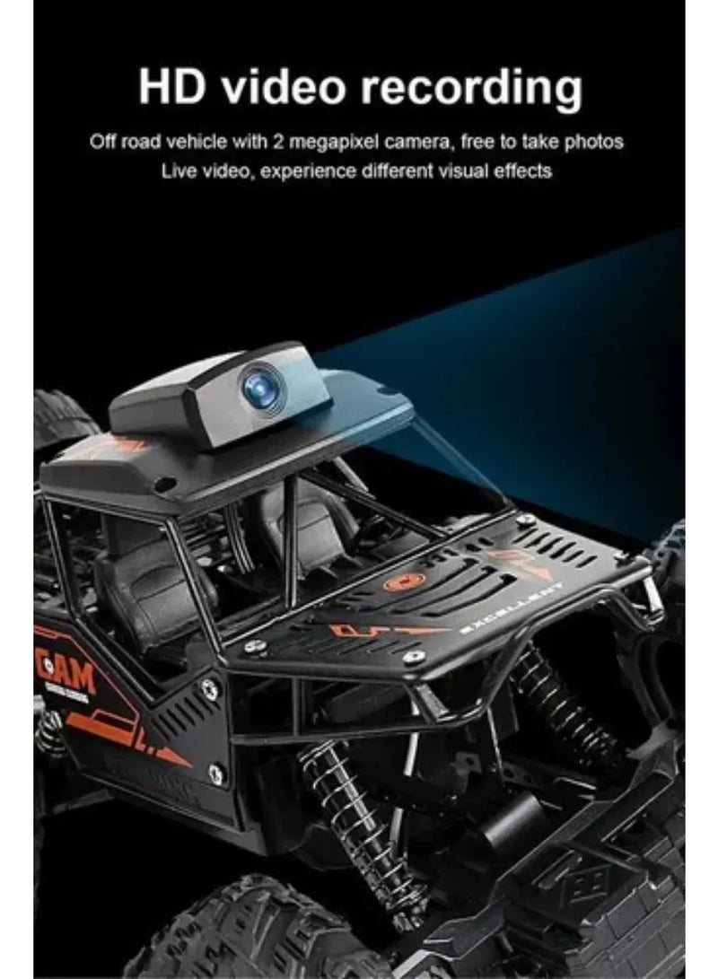 * Carrinho De Controle Remoto 4x4 Com Câmera Hd Wifi E
