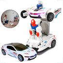 Robô Transformes Com Som Luz E Movimento Bate E Volta Cor Camaro