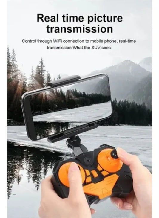 * Carrinho De Controle Remoto 4x4 Com Câmera Hd Wifi E