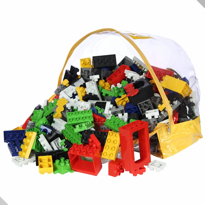 Blocos De Montar Family Blocks Educativo 400 Peças