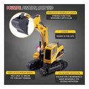 Máquina Mini Escavadeira Infantil Grande Menino