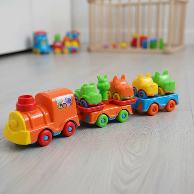 Brinquedo Trenzinho Carrinho Educativo Presente Bebe 1 Ano