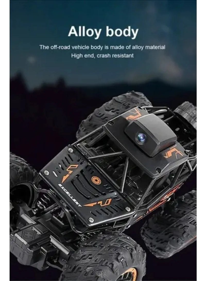 * Carrinho De Controle Remoto 4x4 Com Câmera Hd Wifi E