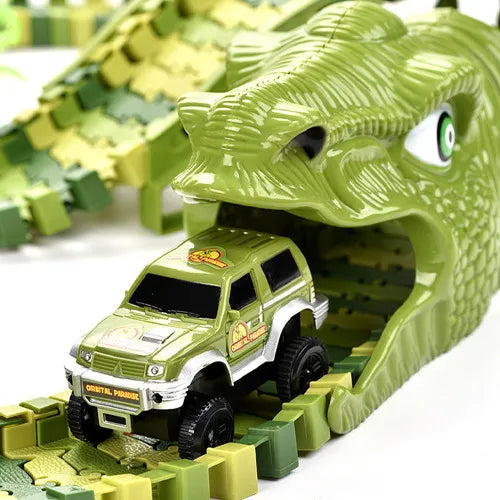 Pista Carrinho Dinossauro Safari Presente Menino Criança