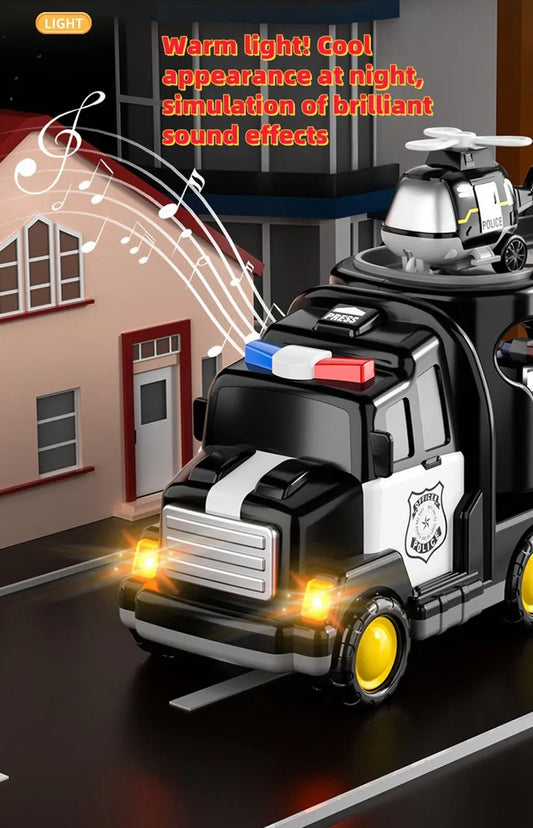 Brinquedo De Caminhão Trendy Polices Para Meninos De 3, 4, 5