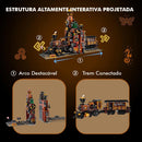 Camewin Brinquedo-decoração De Blocos Do Trem De Steampunk 1252