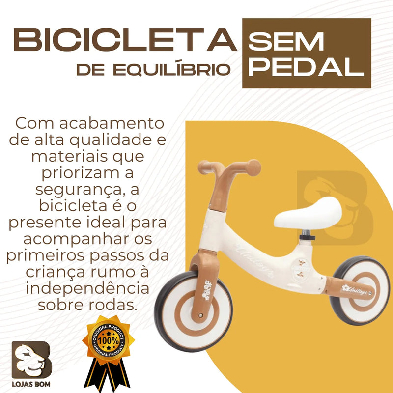 Bicicleta De Equilíbrio Infantil Sem Pedal Brinquedo Infanti