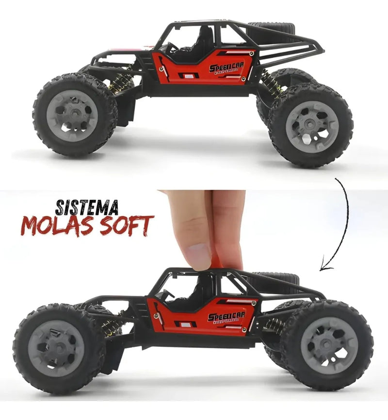 Carrinho Controle Remoto Brinquedo Off Road 4x4 Menino Variadas Off Road Trilha