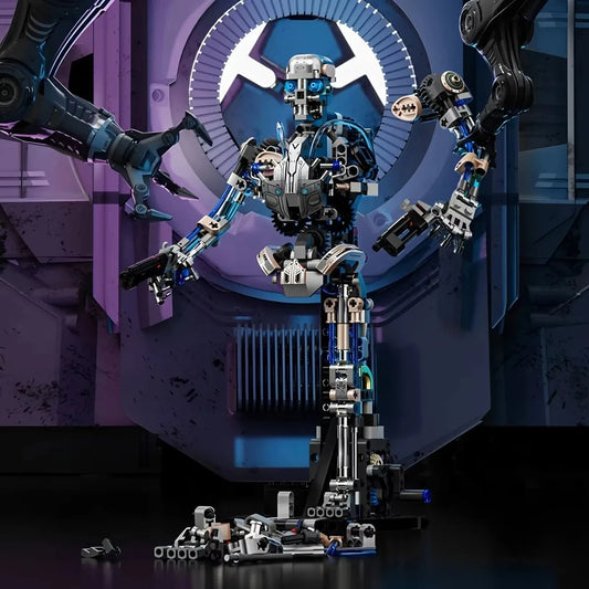 Brinquedo De Ornamento Modelo De Blocos De Construção De Rob