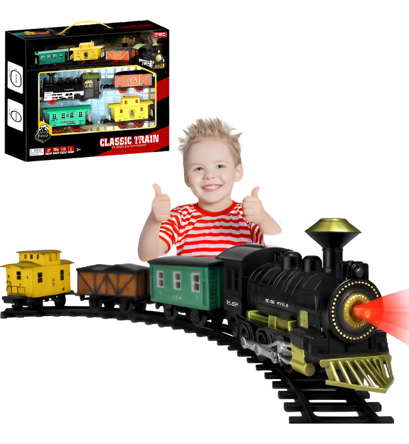 Presente Menino Ferrorama Trem Trenzinho Brinquedo Som E Luz