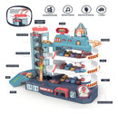 Mega City Garagem Pista Carrinhos Infantil Estacionamento Conect Brinq Brinquedo Menino Presente Educativo Interativo Criança Diversão Veículos Miniaturas