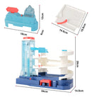 Mega City Garagem Pista Carrinhos Infantil Estacionamento Conect Brinq Brinquedo Menino Presente Educativo Interativo Criança Diversão Veículos Miniaturas